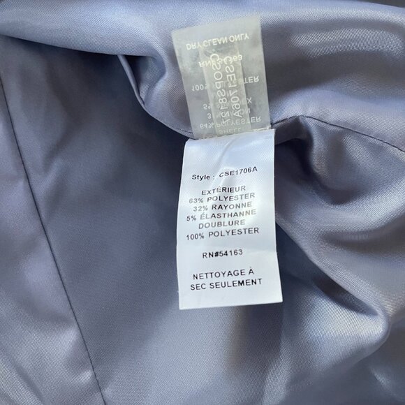 Suit - Classy Calvin Klein Black Suit Blazer Jacket with Skirt Size 10 - Picture 10 of 13